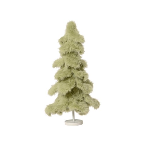 ALBERO VERDE EFFETTO PELUCHE H.60